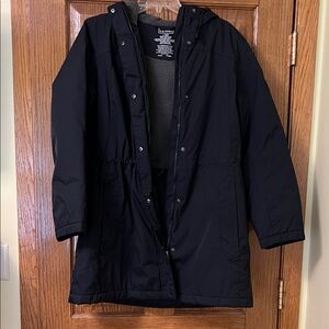L.L. Bean Black Lightweight Parka